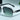 SP2317 Black and Green Gradient Rectangle Sunglasses