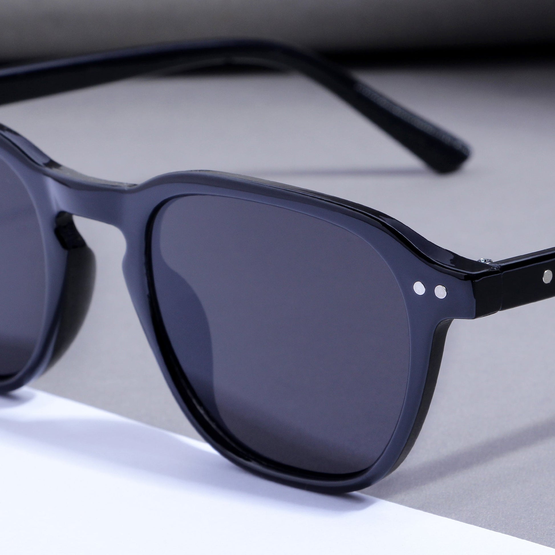 GlassyX V1 Black And Black Sunglasses